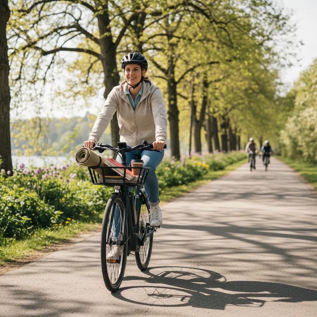 FitNord sähköpyörän etukori matala – kuva