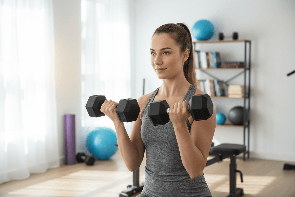 Hex Käsipainot 1 kg (PARI), FitNord – kuva