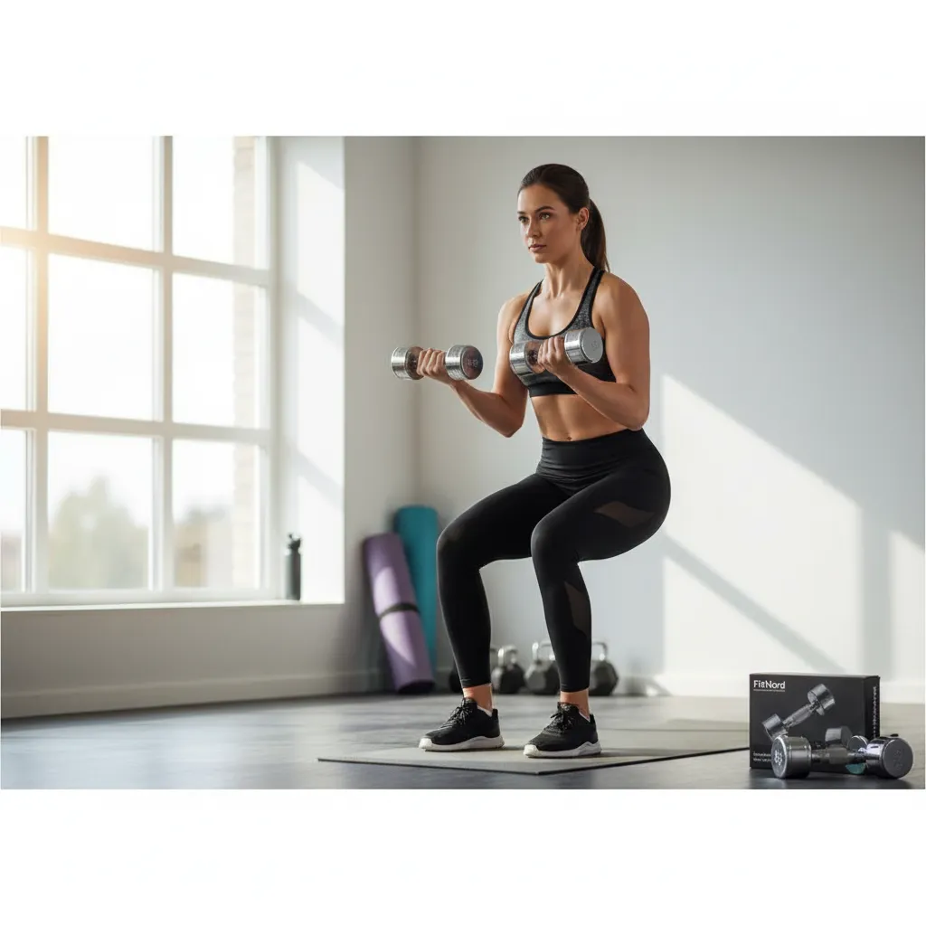 Kromikäsipainot 1 kg (PARI), FitNord – kuva