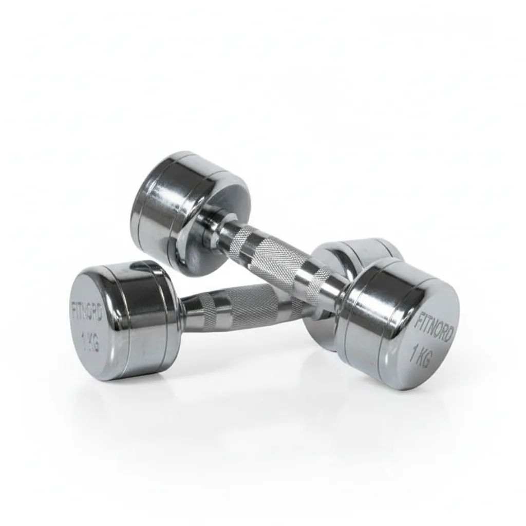 Kromikäsipainot 1 kg (PARI), FitNord – kuva