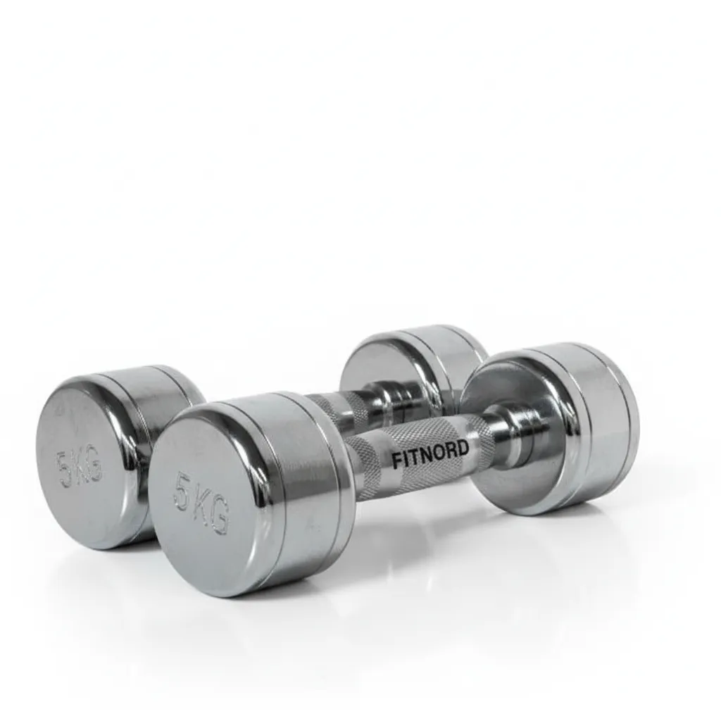 Kromikäsipainot 5 kg (PARI), FitNord – kuva