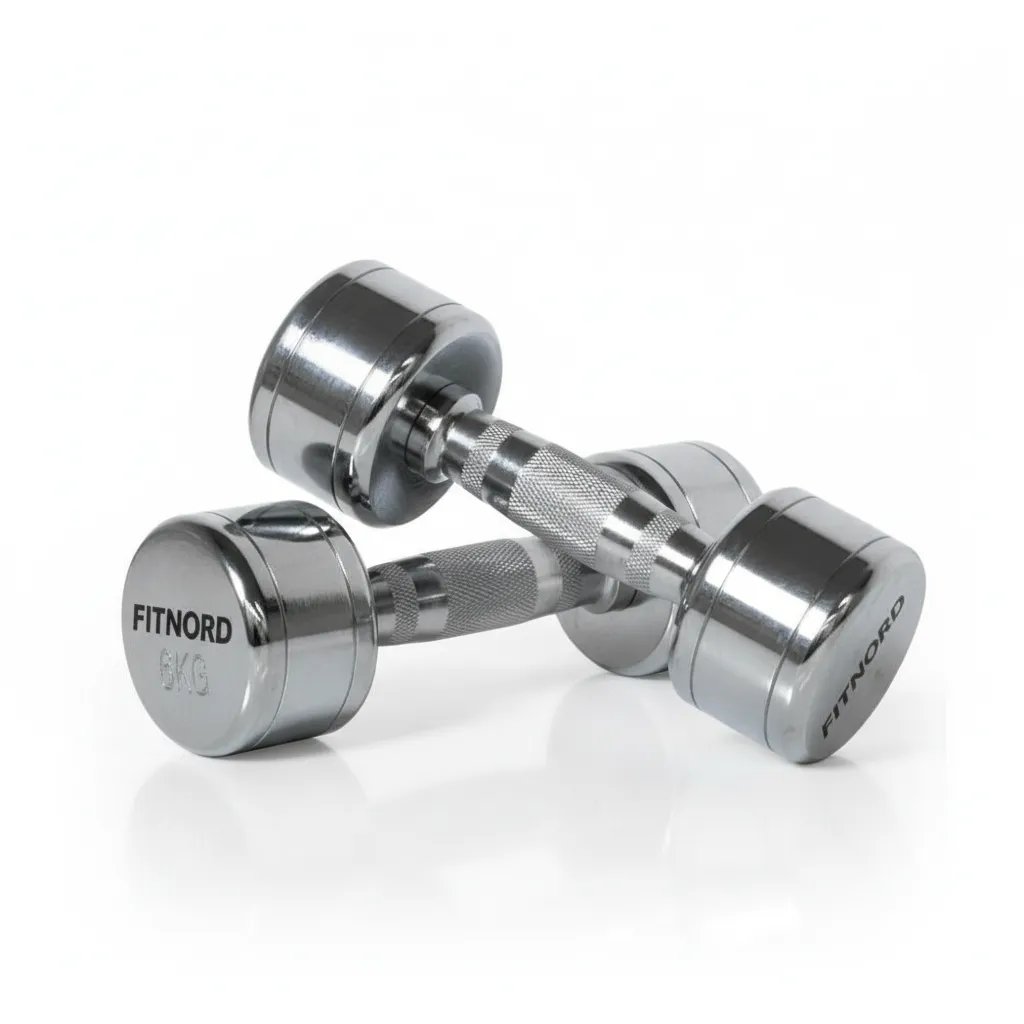 Kromikäsipainot 6 kg (PARI), FitNord – kuva