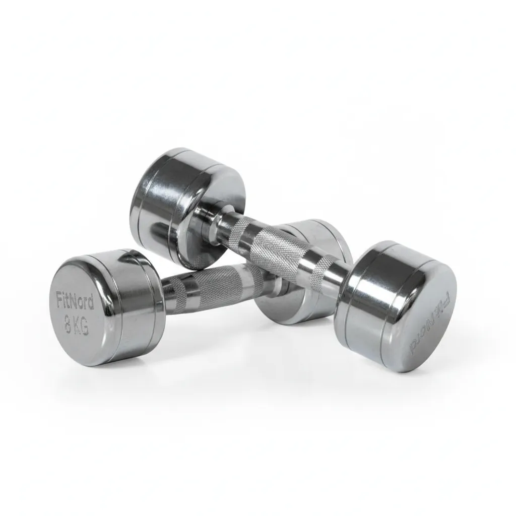 Kromikäsipainot 8 kg (PARI), FitNord – kuva