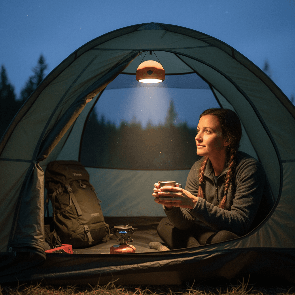 LED-lyhty Fenix CL20R, 300 lm keltainen – kuva