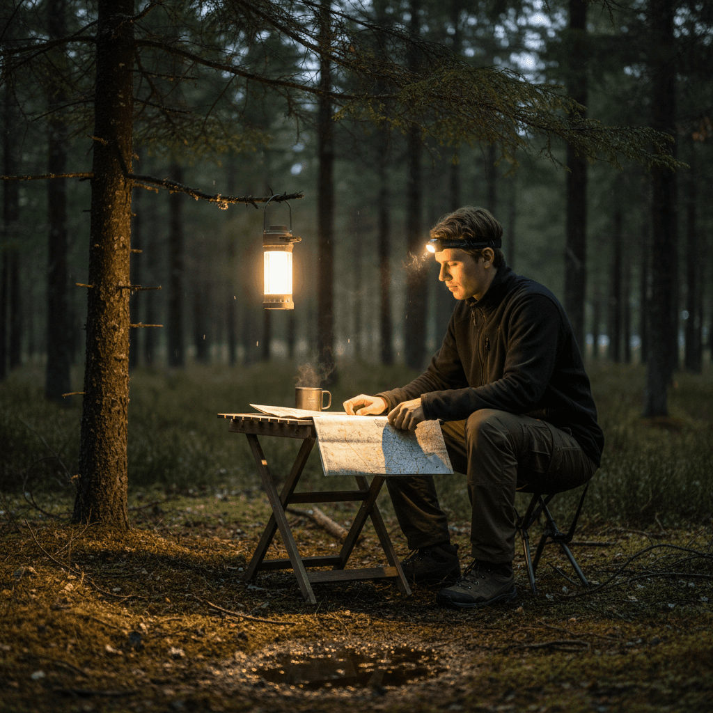 LED-lyhty Fenix CL22R, 500 lm, metsän vihreä – kuva