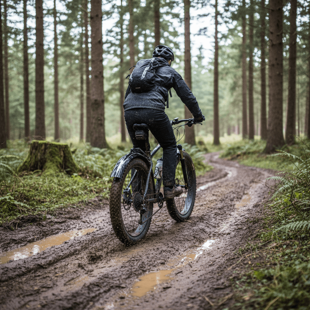 Pikalokasuoja taakse, M-WAVE Fat-bike – kuva