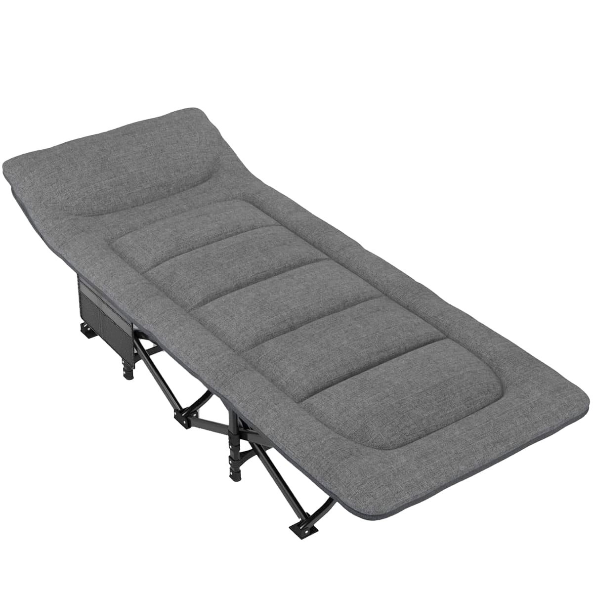 Nordcore Retkisänky Premium, Harmaa- 190x68x40cm - max 200kg