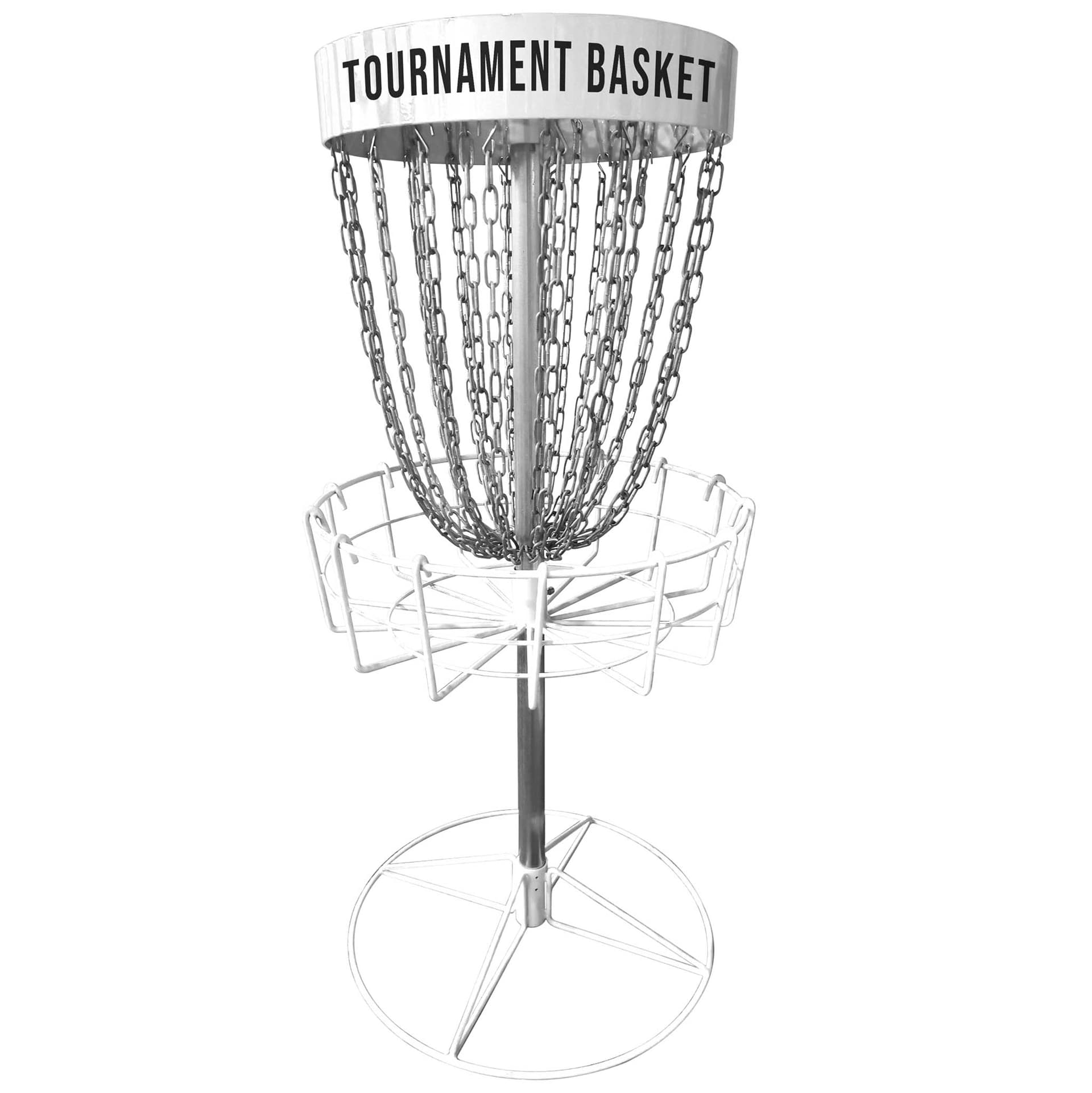 Viking Discs Tournament Basket frisbeegolfkori maaputkella